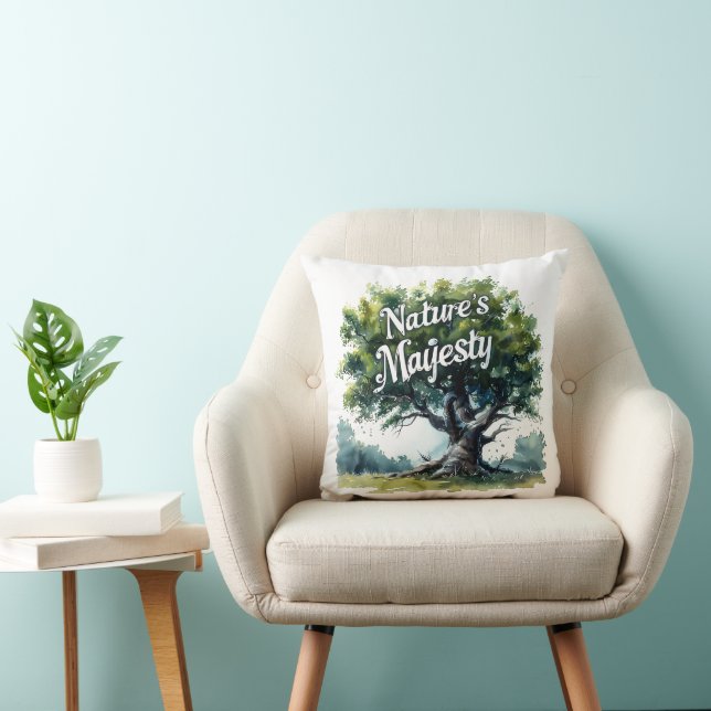 Almofada "Majestade da Natureza" - Pílula de Laminagem de Á (Cadeira)