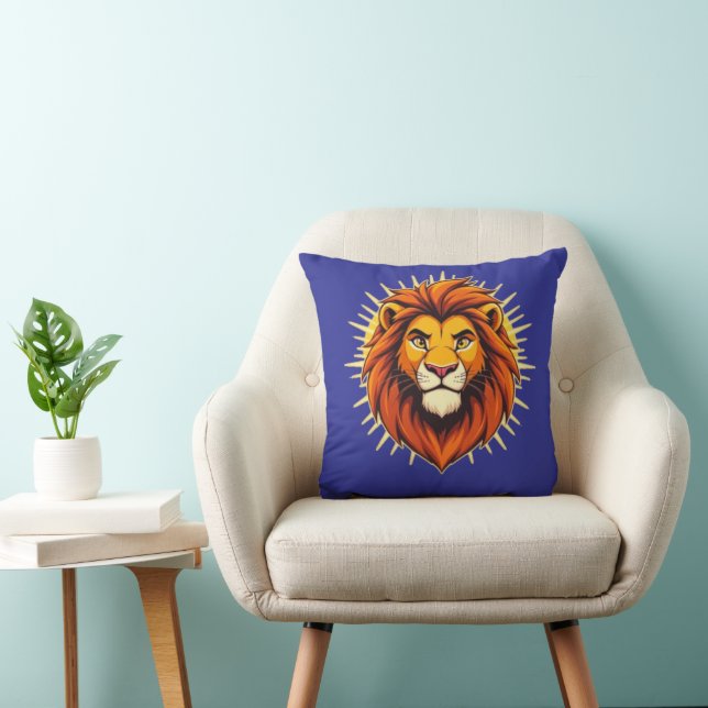 Almofada Majestic Lion – King of Power and Authority (Cadeira)