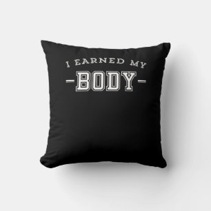 Almofada Malhação Motivacional Dizendo Que Ganhei Meu Corpo