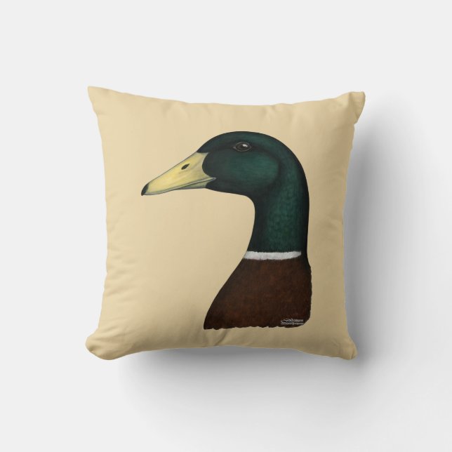 Almofada Mallard Drake Head (Frente)