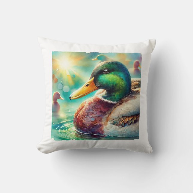 Almofada Mallard Duck in Radiant Waters 230824AREF113 - Wat (Frente)