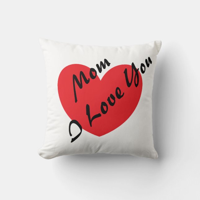 Almofada Mamã, eu te amo (Frente)