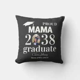 Almofada Mama orgulhosa personalizada de formatura