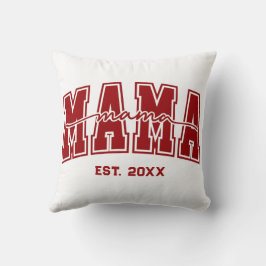 Almofada Mama Personalizada Ano de Fundação Mãe Estabelecid