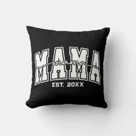 Almofada Mama Personalizada Ano de Fundação Mãe Estabelecid