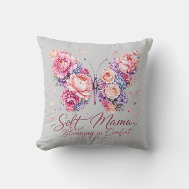 Almofada Mama Suave Desabrochando em Conforto (Frente)