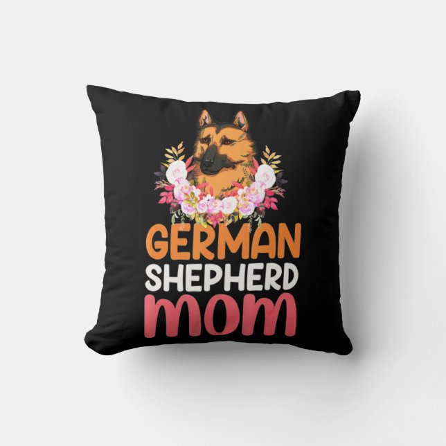 Almofada Mamãe alemã Shepard Shepherd (Frente)