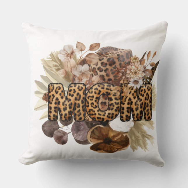 Almofada Mamãe boho animal/impressão floral assento de dois (Frente)