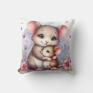 Almofada Mamãe e Bebê Rato