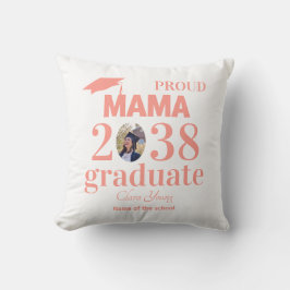 Almofada Mamãe orgulhosa personalizada de formatura