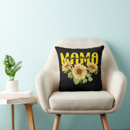 Almofada Mamãe Sunflower Sunshine - Design Floral alegre