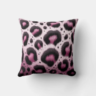 Almofada Manchas de Impressão Animal de Pele de Leopardo Ro