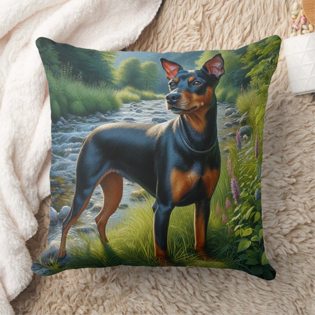 Almofada Manchester Terrier (Cobertor)