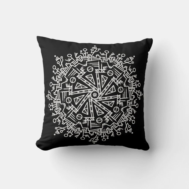 Almofada Mandala Branco (Frente)