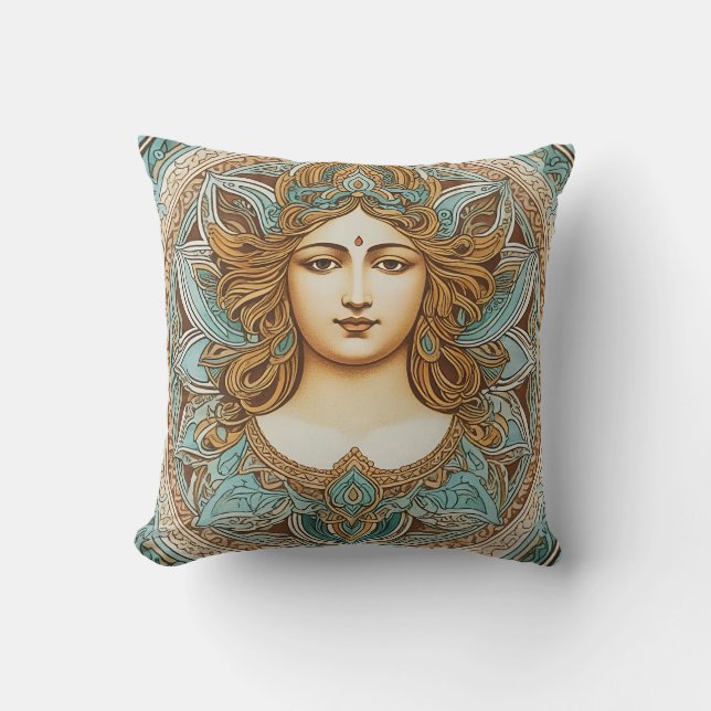Almofada Mandala, Cushion de mulheres (Frente)