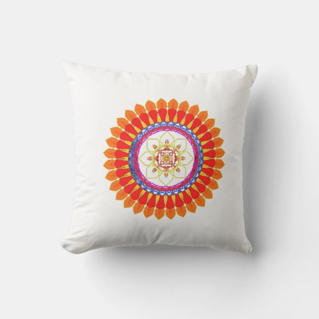 Almofada Mandala de Euforia Rítmica  (Frente)