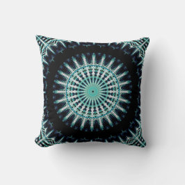 Almofada Mandala de Onda Sonora Espectral