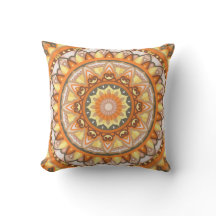 Mandala de Outono Quente Decoração Boho de Outono