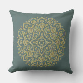 Almofada Mandala Dourada - Travesseiro