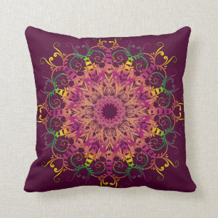 Almofada Mandala. étnico