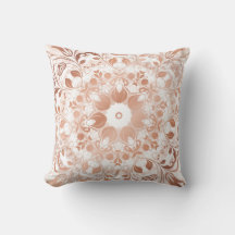 Mandala Floral em Rose Gold