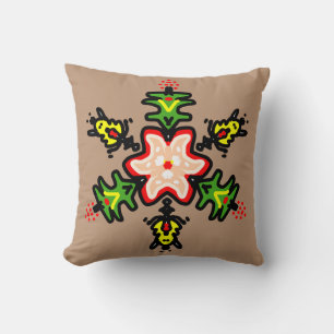 Almofada Mandala Floral Verde