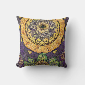 Almofada Mandala Inspirada na Natureza