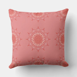 Almofada mandala mod de pêssego