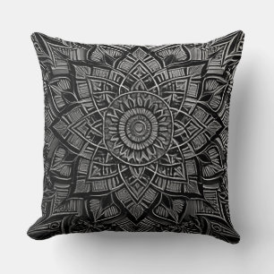 Almofada Mandala Prata