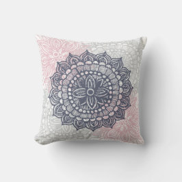 Almofada Mandala Tracery Ornament Travesseiro decorativo
