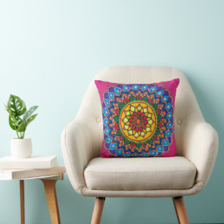Almofada Mandala Vibrante