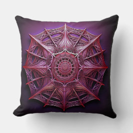 Almofada Mandelbrot de Armação Rosa