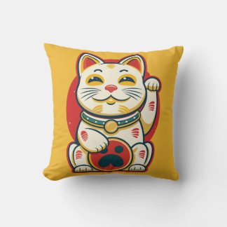 Almofada Maneki Neko - Gato Sortudo