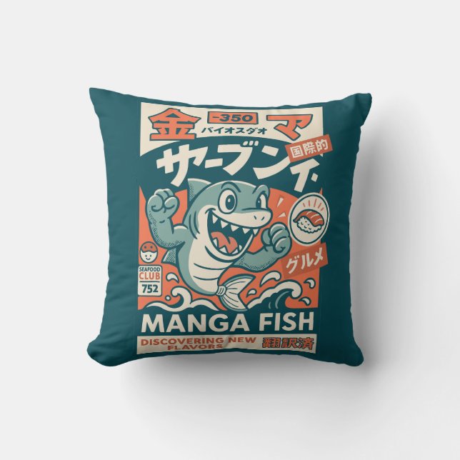 Almofada Manga Fish (Frente)