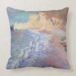 Almofada Manhã de Claude Monet   em Etretat