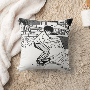 Almofada Manobras de Skate - Jovem Skatista