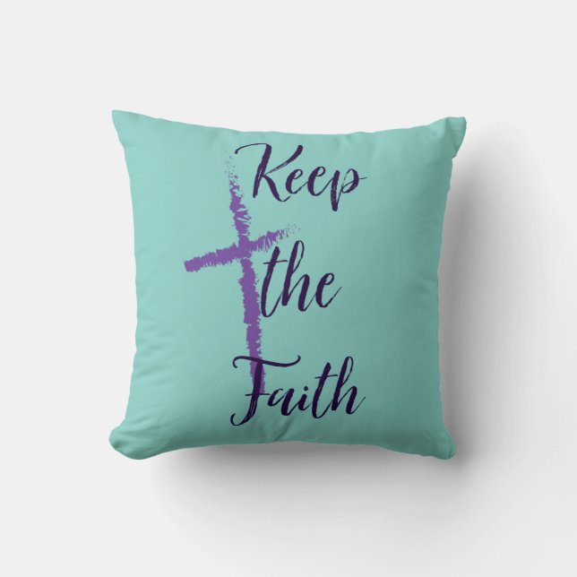 Almofada Mantenha a fé (Frente)