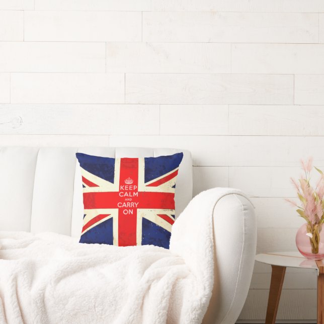 Almofada MANTENHA CALMA E CONTINUE COM A Cotação Inspiracio (Sofá)