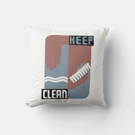 Almofada Mantenha limpo