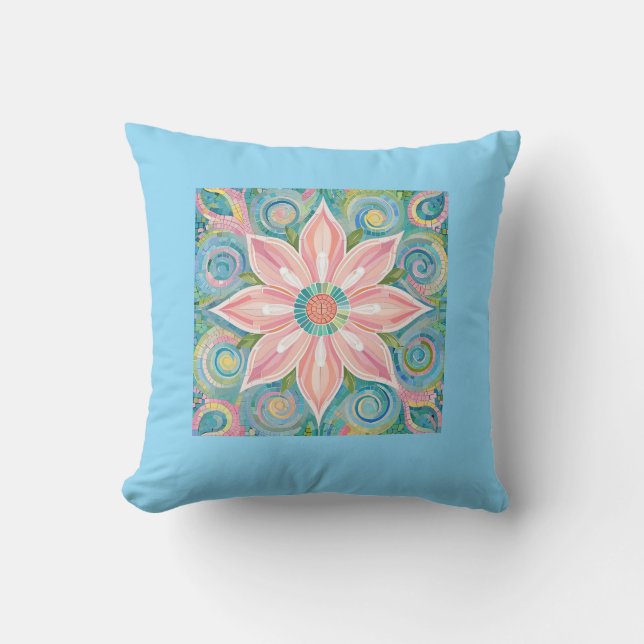 Almofada Mantenha-se forte e inspirador (Frente)