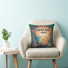Almofada Mantenha-se inspirado - Designs motivacionais e de