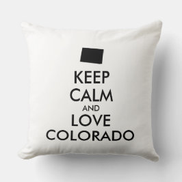 Almofada MANTER CALM e AMOR COLORADO personalizáveis