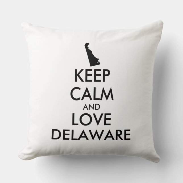 Almofada MANTER CALMA E AMOR personalizáveis (Frente)