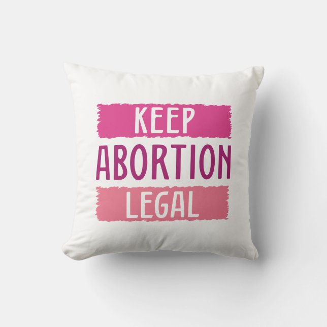 Almofada Manter Legalidade do Aborto (Frente)