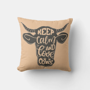 Almofada Manter Vacas Calmas E De Amor