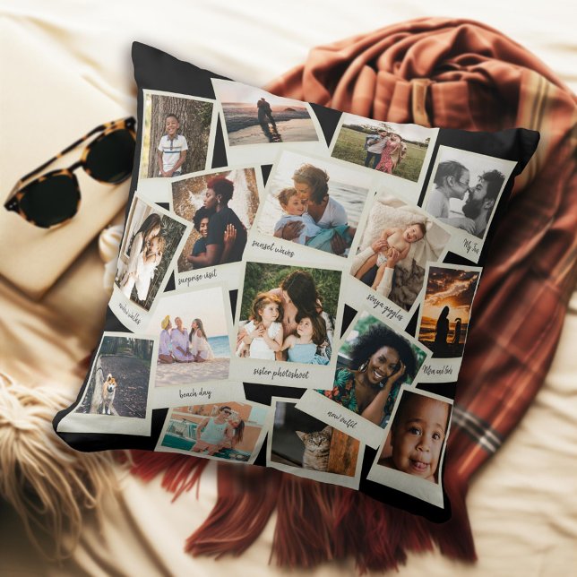 Almofada Manutenção de Colagem de Fotos Personalizada (Criador carregado)