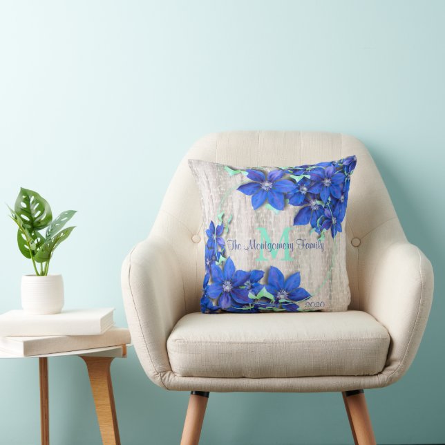 Almofada Manutenção Personalizada da Família com Flores Rox (Cadeira)