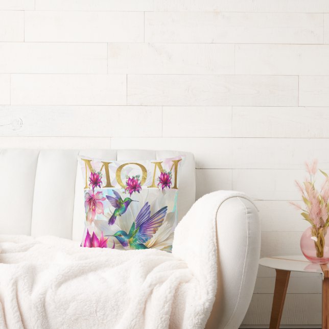 Almofada Mãozinho-de-beija-flor vibrante (Sofá)