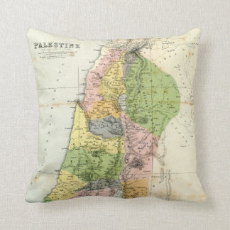 Almofada Mapa antigo - Palestina bíblica