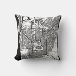 Almofada Mapa da Cidade de Adelaide Austrália